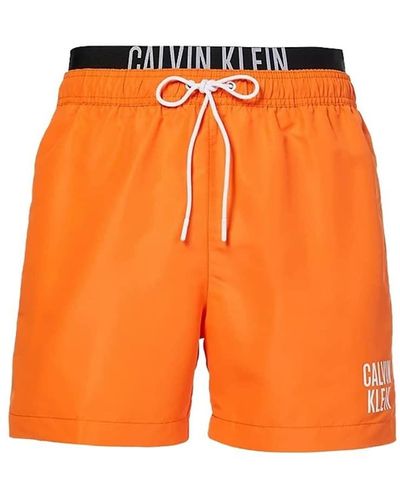 Calvin Klein Short de Bain - Orange