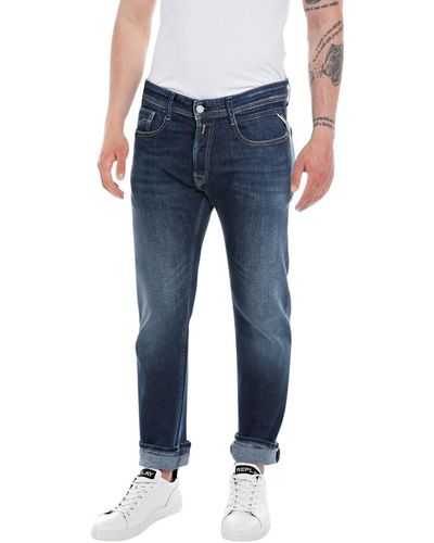 Replay Jeans Rocco Comfort-Fit - Blau