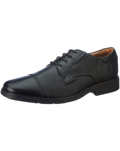 Clarks Lite Oxford Cap Voor - Zwart