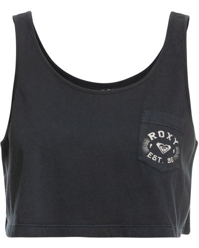 Roxy Cropped Vest Top for - Débardeur Cropped - - S - Noir