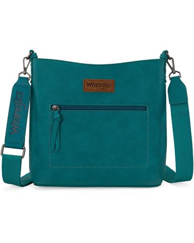 Wrangler Crossbody Geldbörse Tasche Handtaschen für Leicht - Grün