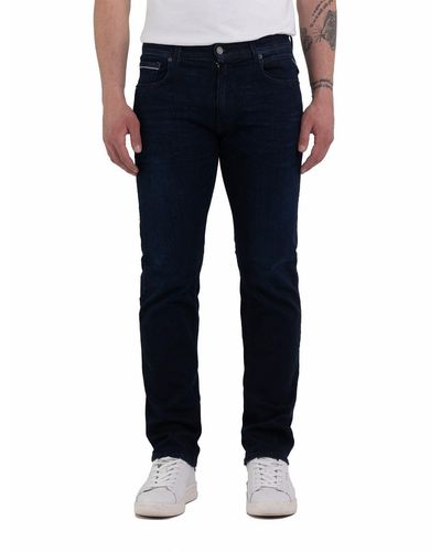 Replay Jeans GROVER Straight Fit - Blau