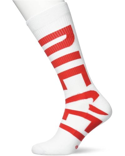 DIESEL Skm-ray Sock - Red
