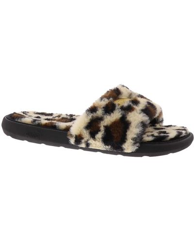 PUMA Cool Cat Fluffy Leopard Sandal 7 B(m) Us Gold-black - Brown