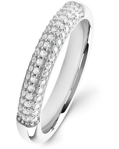 Esprit Ring 925er Silber 51 Zirkonia 54 Silber 32024486 - Weiß