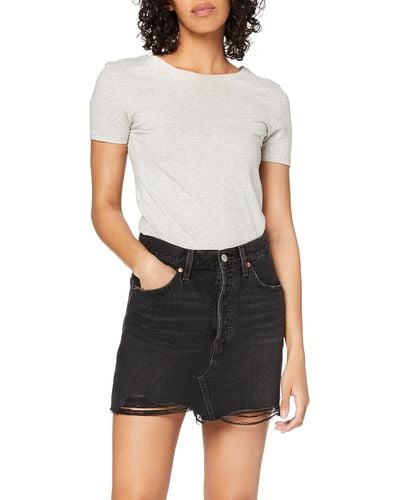 Levi's Deconstructed Skirt Ill Fated - Blanco