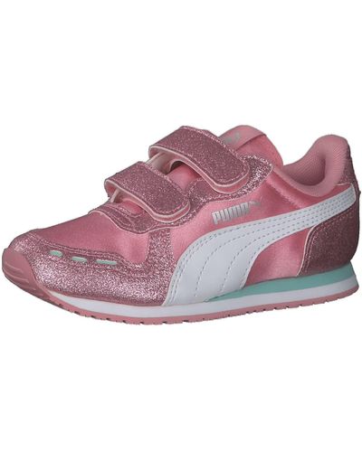 PUMA Cabana Racer Glitz V PS Sneaker - Pink
