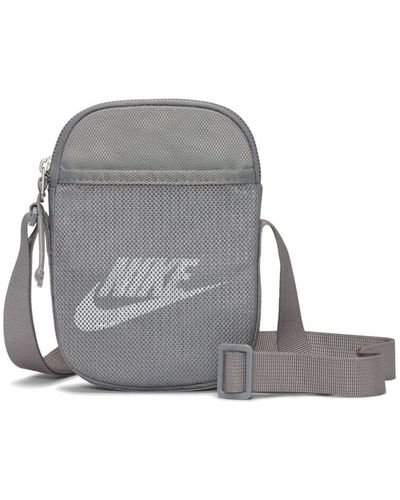 Nike BA5871-073 Heritage Sports backpack Adult PARTICLE GREY/PARTICLE GREY/WHITE 1SIZE - Grau