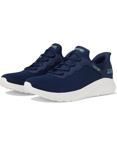Skechers Bobs Squad Chaos-daily Inspiration Hands Free Slip-ins Trainer - Blue