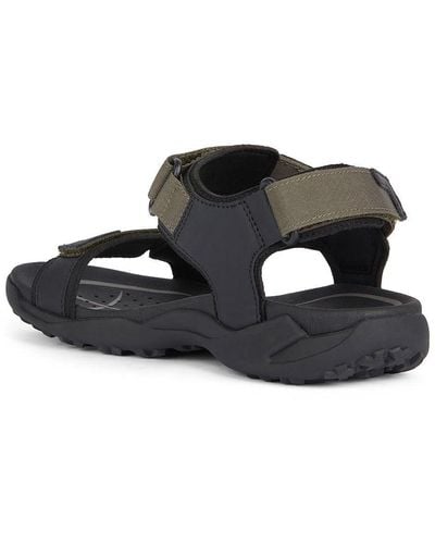 Geox U Terreno + Grip A Sports Sandal - Black