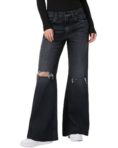 Hudson Jeans Jodie High-rise Flare Jeans - Black