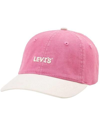 Levi's Cap -Kappe MIT Headline-Logo - Pink
