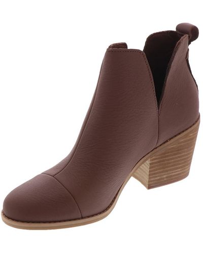 TOMS Everly Cutout Ankle Boot - Brown