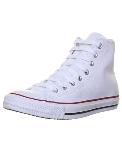 Converse Chuck Taylor All Star High Classic Ctas Hi Canvas Sneaker With 7kmh Sticker White 41
