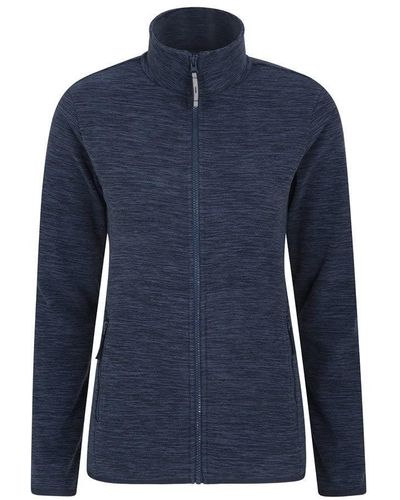 Mountain Warehouse Sweat-Shirt Respirant pour - Séchage Rapide et antibactérien - pour Les - Bleu