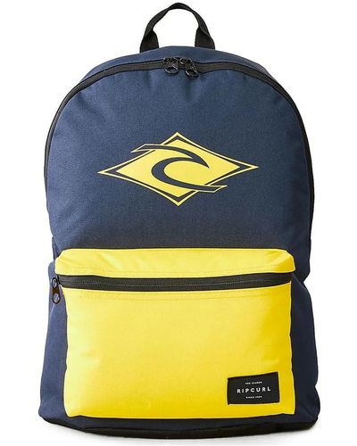 Rip Curl Dome Pro 18l Logo S Backpack One Size Navy - Yellow