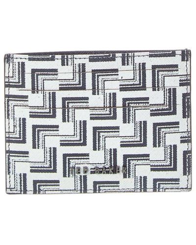 Ted Baker Given Leather Card Holder - White