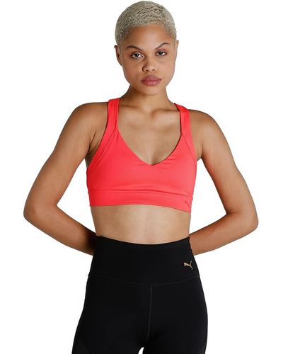 PUMA Mid Impact Own It Bustier - Rot