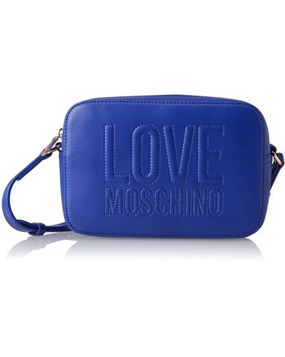 Love Moschino Borsa A Spalla Shoulder Bag - Blue