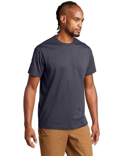 Eddie Bauer Legend Wash 100% Cotton Short-sleeve Classic T-shirt - Blue