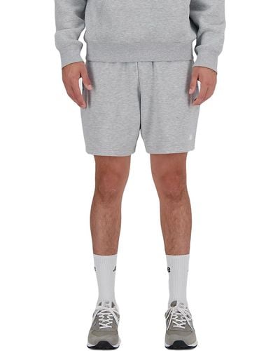 New Balance Sport Essentials French Terry Short 7" - Grey