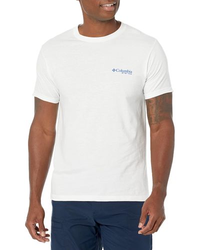 Columbia Pfg Graphic T-shirt - White