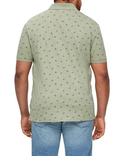 S.oliver Big Size Poloshirt Kurzarm - Grün