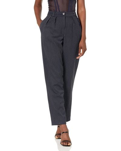 The Drop Sky Captain Striped Suiting Pleated Pant By @signedblake - Blue
