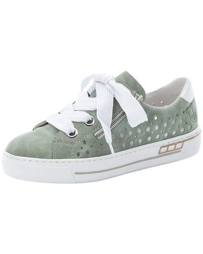 Rieker Sneaker L8845-52 grün Gr. 40 - Grau