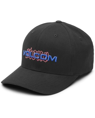 Volcom Stone Stamp Euro Flexfit Hat - Black