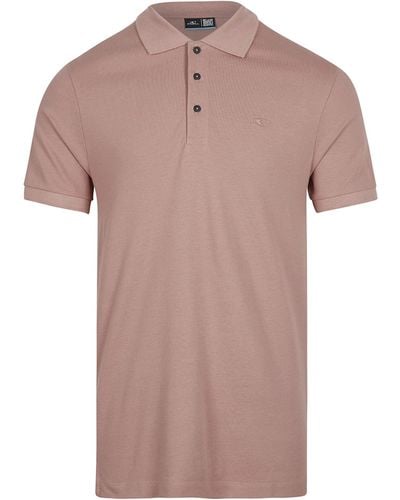 O'neill Sportswear Triple Stack Polo T-Shirt - Rosa