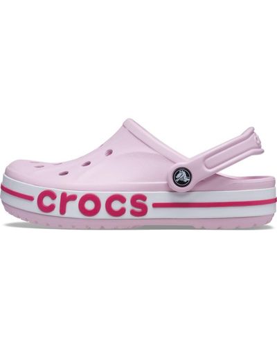 Crocs™ Bayaband Clogs für und mit Fersenriemen für sicheren Halt 42-43 EU Ballerina Pink/Candy Pink - Lila