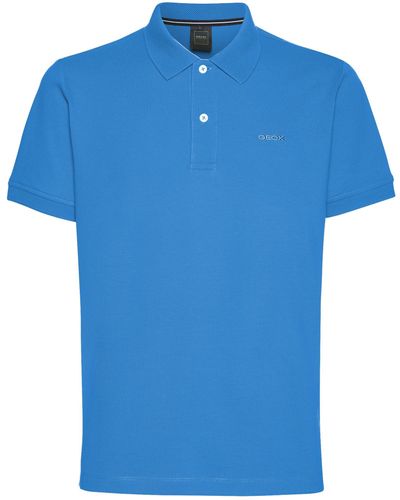 Geox M Camisa Polo - Azul