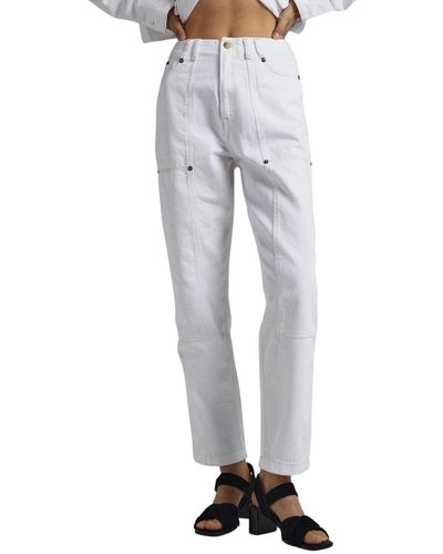 Pepe Jeans Willow Jeans White W27/l28 - Grey