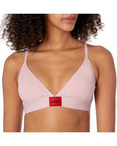 HUGO Red Label Triangle Bra With Removable Padding T-shirt - Pink
