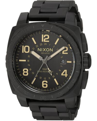 Nixon Analogue Swiss-quartz Watch With Stainless-steel Strap A10881256-00 - Multicolour