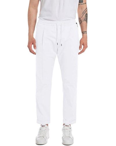 Replay M9983.000.84909 Trousers 31 White