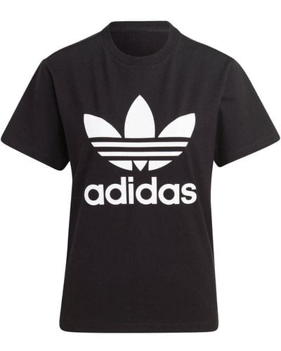 adidas Adicolor Classics Trefoil T-Shirt - Schwarz
