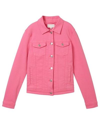 Tom Tailor Basic Colored Jeansjacke - Pink