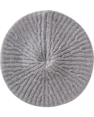Benetton Knitted Hat 1444da003 Winter Accessory Set - Grey