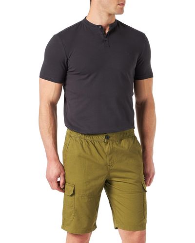 Tom Tailor Relaxed Fit Cargo Bermuda Shorts 1031446 - Grün