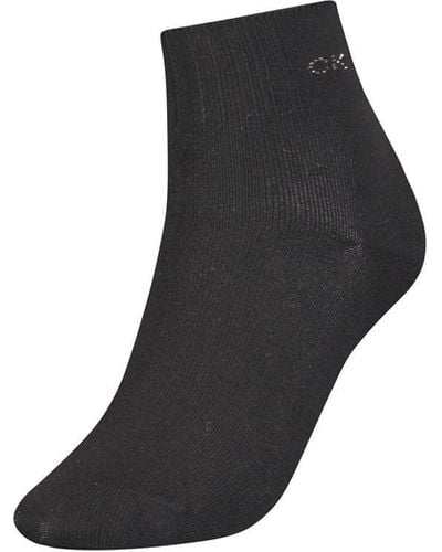 Calvin Klein Logo Socks - Black
