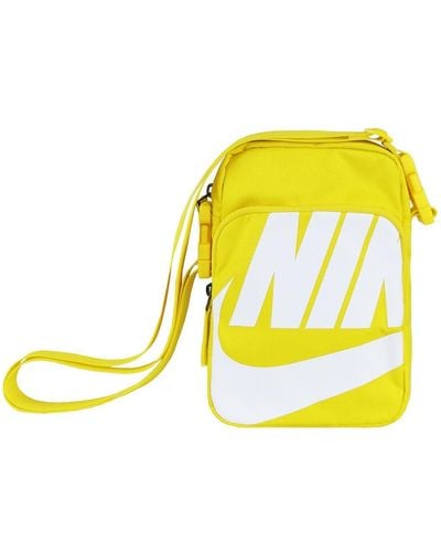 Nike Heritage 2.0 Yellow Adjustable Crossbody Bag Ba6344 735