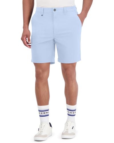 Ben Sherman Four Way Stretch Tech Golf Shorts - Blue
