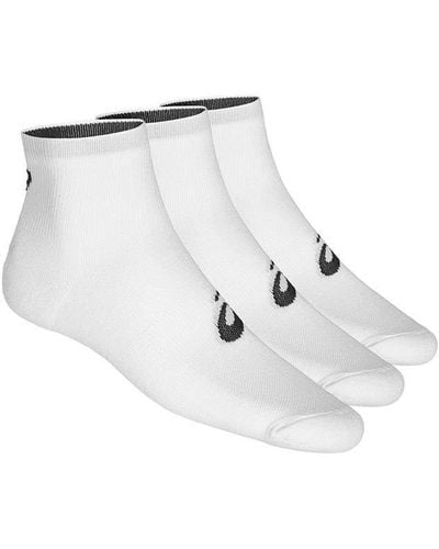 Asics Sportstrümpfe chaussettes quarter (x3) - Weiß