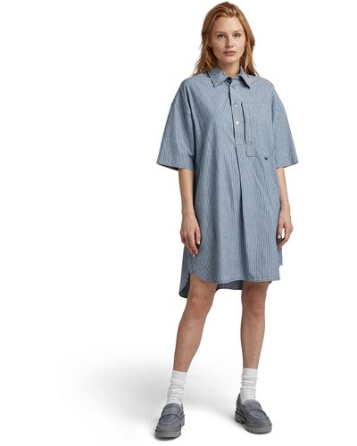 G-Star RAW Shirt Kleid 2.0 - Blau