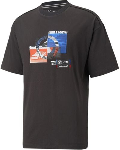 PUMA BMW Motorsport Statement Ca Short Sleeve T-Shirt L - Nero