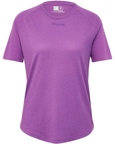Hummel Hmlmt Vanja T-Shirt Yoga Mit Recyceltes Polyester - Lila