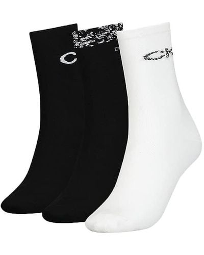 Calvin Klein Socks Ck Sock 3p Carton Slider Giftbox Clssc - Black