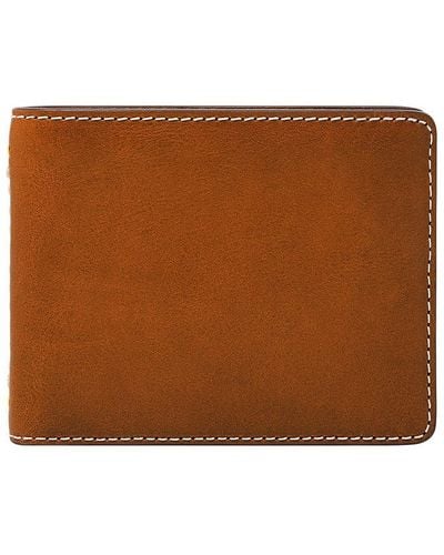 Fossil Tremont Leather Bifold - Brown